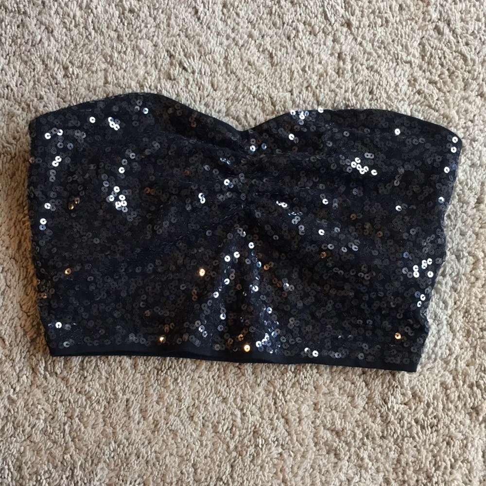 Sequin bra top from Express